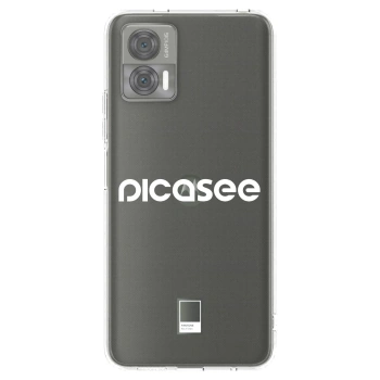 Picasee silikonowe przeźroczyste etui na Motorola Edge 30 Neo - Picasee - new logo - white