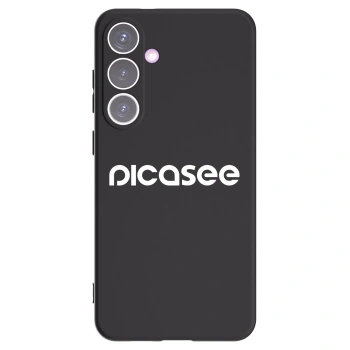 Picasee silikonowe czarne etui na Samsung Galaxy S24+ S926B 5G - Picasee - new logo - white