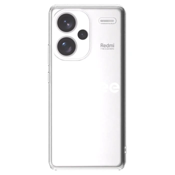 Picasee silikonowe przeźroczyste etui na Xiaomi Redmi Note 13 Pro+ 5G - Picasee - new logo - white