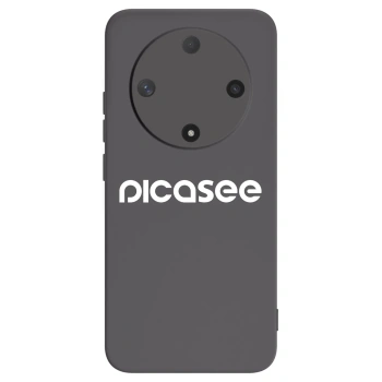Picasee silikonowe czarne etui na Honor Magic6 Lite 5G - Picasee - new logo - white