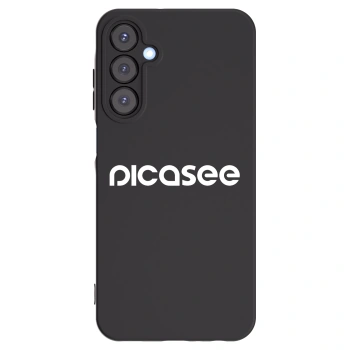 Picasee silikonowe czarne etui na Samsung Galaxy A25 A256B 5G - Picasee - new logo - white
