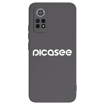 Picasee silikonowe czarne etui na Xiaomi Redmi Note 12 Pro 4G - Picasee - new logo - white