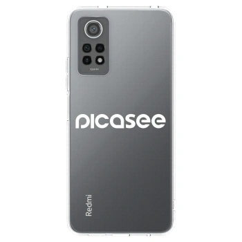 Picasee silikonowe przeźroczyste etui na Xiaomi Redmi Note 12 Pro 4G - Picasee - new logo - white
