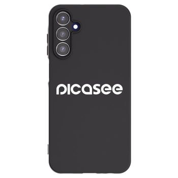 Picasee silikonowe czarne etui na Samsung Galaxy A15 A156B 5G - Picasee - new logo - white