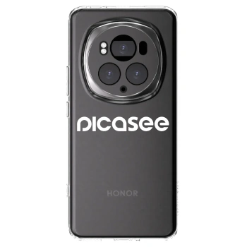 Picasee silikonowe przeźroczyste etui na Honor Magic6 Pro - Picasee - new logo - white