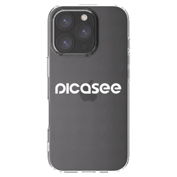 Picasee silikonowe przeźroczyste etui na Apple iPhone 16 Pro - Picasee - new logo - white