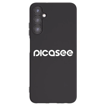 Picasee silikonowe czarne etui na Samsung Galaxy A05s A057G - Picasee - new logo - white