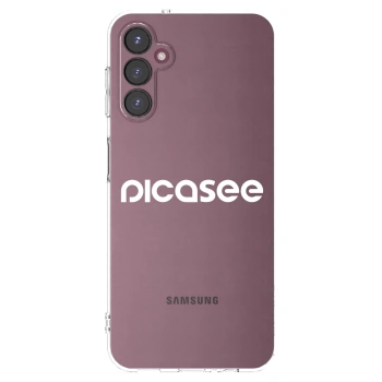 Picasee silikonowe przeźroczyste etui na Samsung Galaxy A05s A057G - Picasee - new logo - white