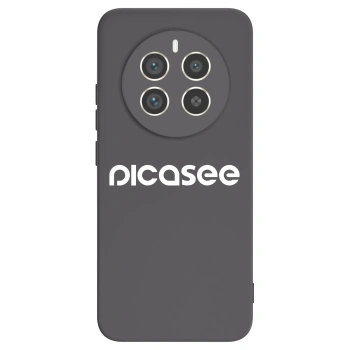 Picasee silikonowe czarne etui na Realme 12 Pro 5G - Picasee - new logo - white