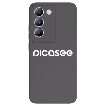 Picasee silikonowe czarne etui na Vivo V40 SE 5G - Picasee - new logo - white