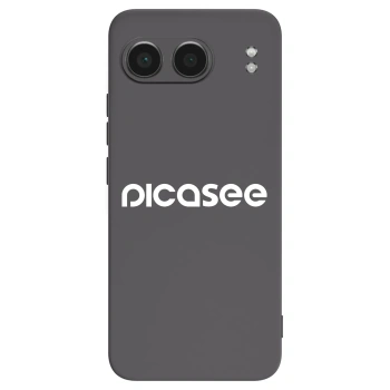Picasee silikonowe czarne etui na OnePlus Nord 4 - Picasee - new logo - white