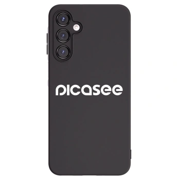 Picasee silikonowe czarne etui na Samsung Galaxy A16 5G - Picasee - new logo - white