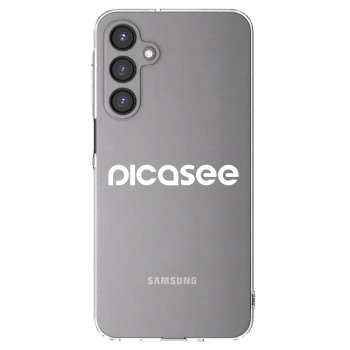 Picasee silikonowe przeźroczyste etui na Samsung Galaxy A16 5G - Picasee - new logo - white
