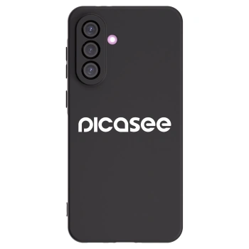 Picasee silikonowe czarne etui na Samsung Galaxy A36 5G - Picasee - new logo - white