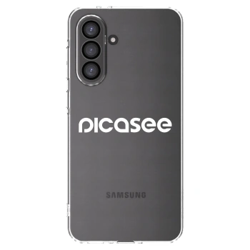 Picasee silikonowe przeźroczyste etui na Samsung Galaxy A36 5G - Picasee - new logo - white