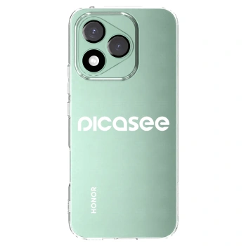 Picasee silikonowe przeźroczyste etui na Honor 400 Lite 5G - Picasee - new logo - white