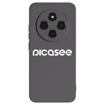 Picasee silikonowe czarne etui na Xiaomi Poco C75 - Picasee - new logo - white