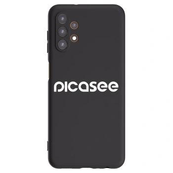 Picasee silikonowe czarne etui na Samsung Galaxy A13 5G - Picasee - new logo - white