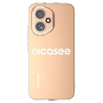 Picasee silikonowe przeźroczyste etui na Honor 400 5G - Picasee - new logo - white