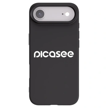 Picasee silikonowe czarne etui na Apple iPhone Air - Picasee - new logo - white