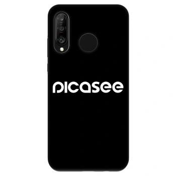 Etui na Huawei P30 Lite - Picasee - new logo - white