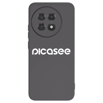 Picasee silikonowe czarne etui na OnePlus 13R 5G - Picasee - new logo - white