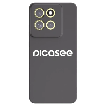 Picasee silikonowe czarne etui na Motorola Moto G86 5G - Picasee - new logo - white