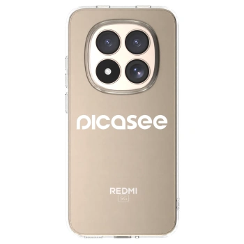 Picasee silikonowe przeźroczyste etui na Xiaomi Redmi Note 15 Pro 4G - Picasee - new logo - white