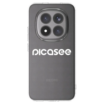 Picasee silikonowe przeźroczyste etui na Xiaomi Redmi Note 15 Pro+ - Picasee - new logo - white