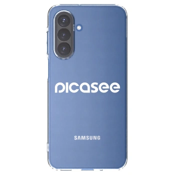 Picasee silikonowe przeźroczyste etui na Samsung Galaxy A17 5G - Picasee - new logo - white