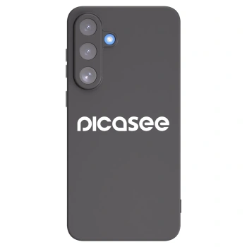 Picasee silikonowe czarne etui na Samsung Galaxy S25 FE 5G - Picasee - new logo - white