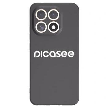 Picasee silikonowe czarne etui na Xiaomi 15T - Picasee - new logo - white