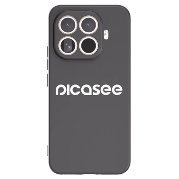 Picasee silikonowe czarne etui na Xiaomi 15T Pro - Picasee - new logo - white