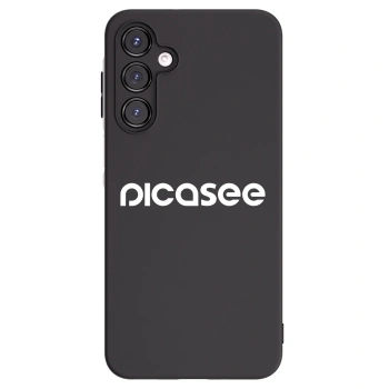 Picasee silikonowe czarne etui na Samsung Galaxy A16 4G - Picasee - new logo - white