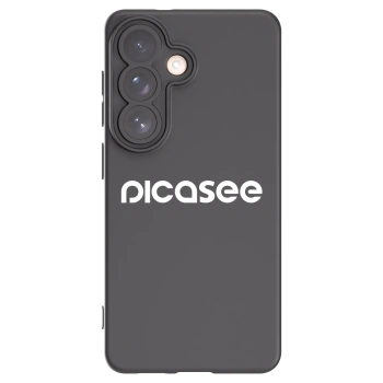 Picasee silikonowe czarne etui na Samsung Galaxy S26 - Picasee - new logo - white