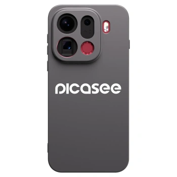 Picasee silikonowe czarne etui na OPPO Find X9 Pro - Picasee - new logo - white