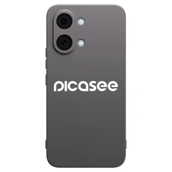 Picasee silikonowe czarne etui na Xiaomi Poco X8 Pro Max - Picasee - new logo - white