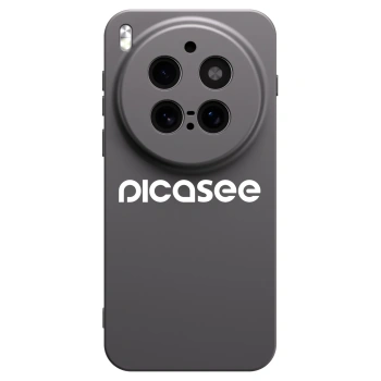 Picasee silikonowe czarne etui na Vivo X300 Pro - Picasee - new logo - white