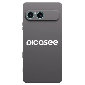 Picasee silikonowe czarne etui na Sony Xperia 10 VII - Picasee - new logo - white