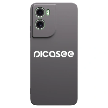 Picasee silikonowe czarne etui na Motorola Moto G06 - Picasee - new logo - white