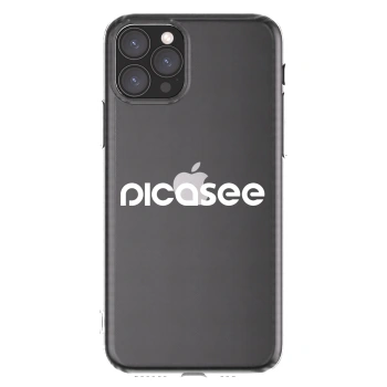 Picasee silikonowe przeźroczyste etui na Apple iPhone 11 Pro - Picasee - new logo - white