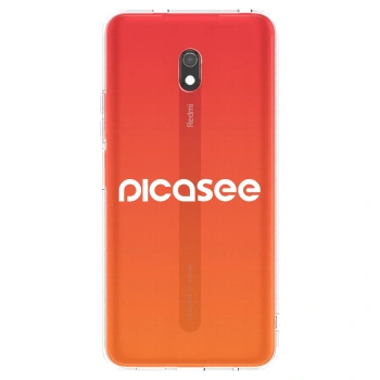 Etui na Xiaomi Redmi 8A - Picasee - new logo - white