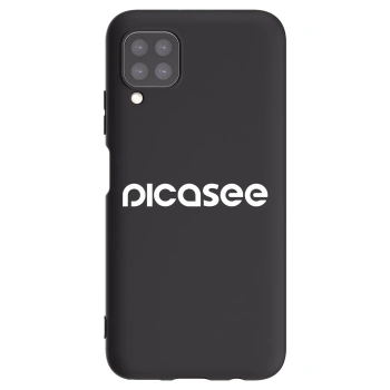 Picasee silikonowe czarne etui na Huawei P40 Lite - Picasee - new logo - white
