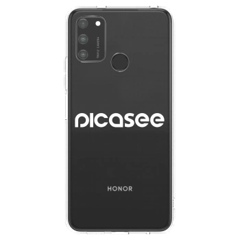 Etui na Honor 9A - Picasee - new logo - white