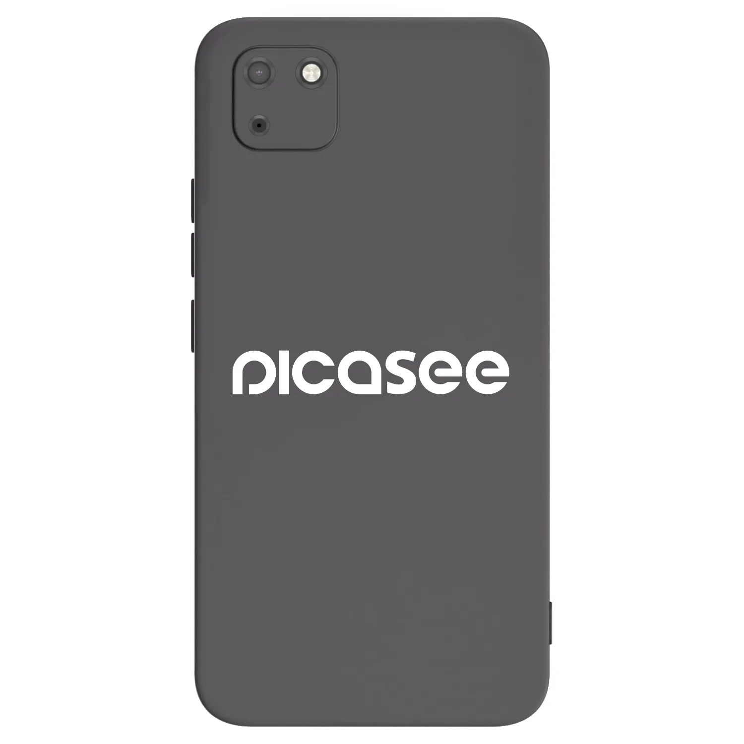 Picasee silikonowe czarne etui na Huawei Y5P - Picasee - new logo - white