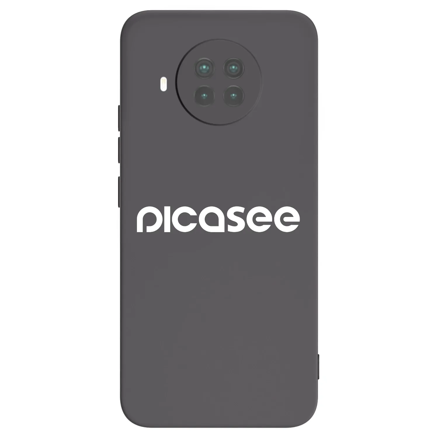 Picasee silikonowe czarne etui na Xiaomi Mi 10T Lite - Picasee - new logo - white