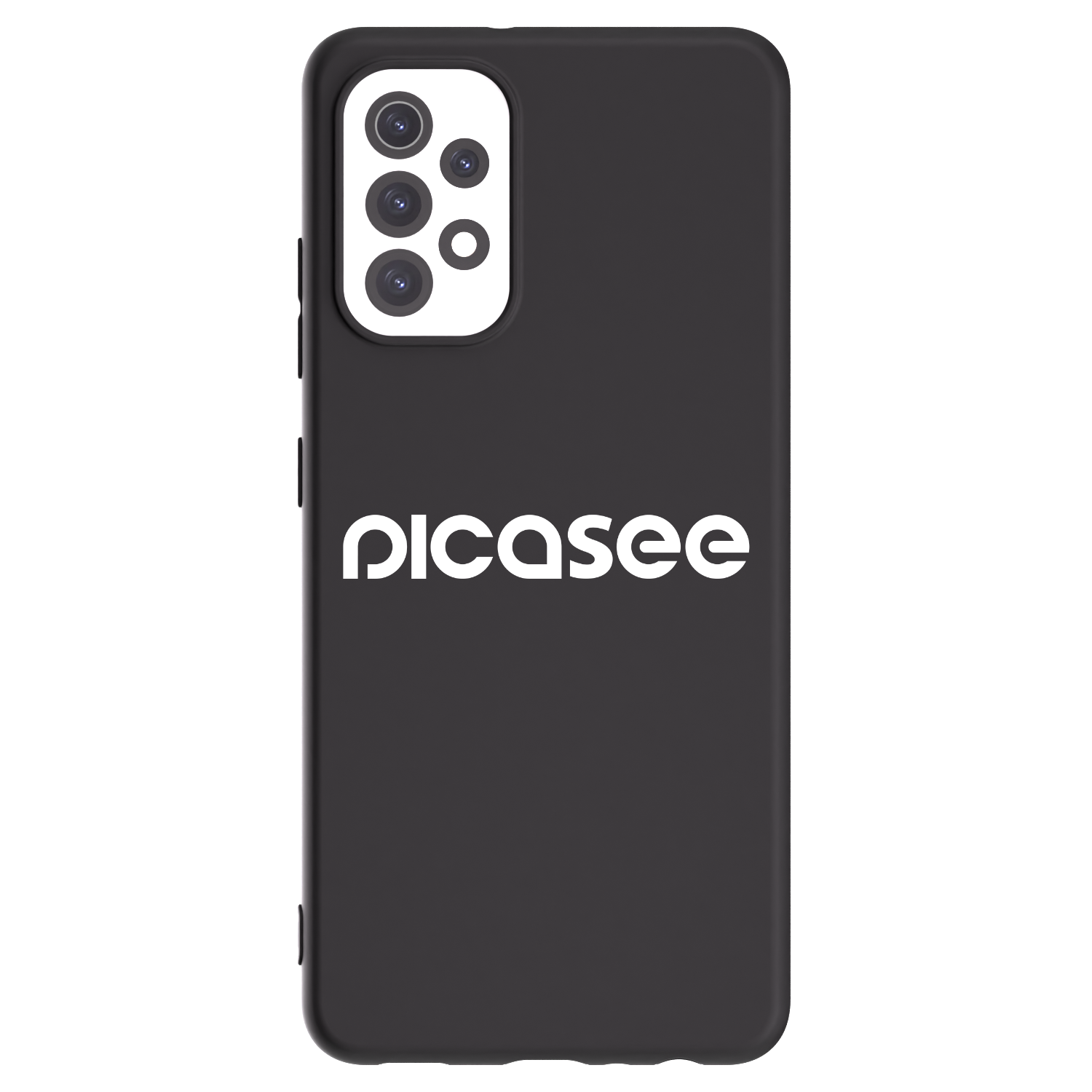 Picasee silikonowe czarne etui na Samsung Galaxy A32 5G A326B - Picasee - new logo - white