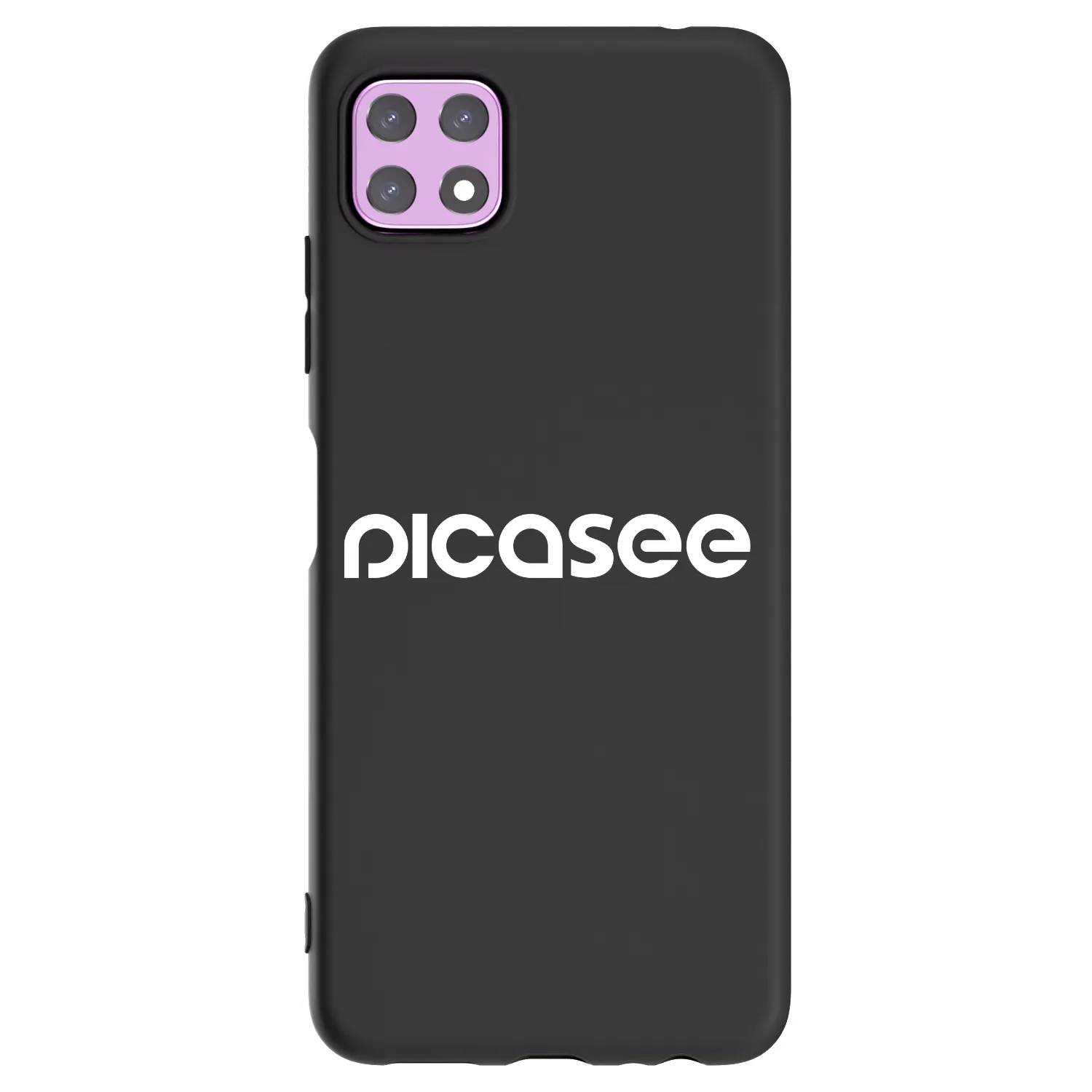 Picasee silikonowe czarne etui na Samsung Galaxy A22 A226B 5G - Picasee - new logo - white