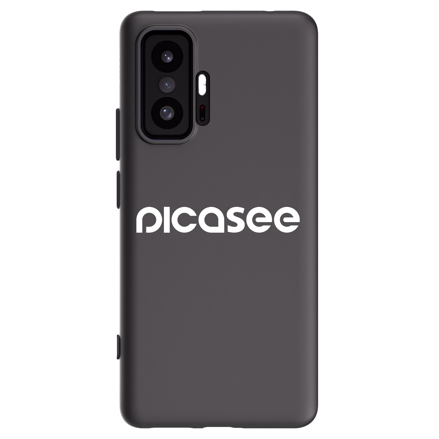 Picasee silikonowe czarne etui na Xiaomi 11T Pro - Picasee - new logo - white