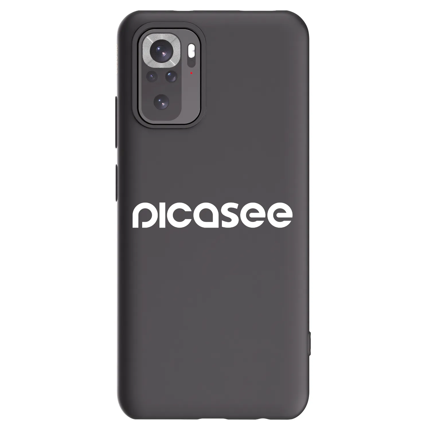 Picasee silikonowe czarne etui na Xiaomi Redmi Note 11S 4G - Picasee - new logo - white
